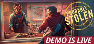 Poster of Probably Stolen - Cyberpunk Shopkeeper Sim