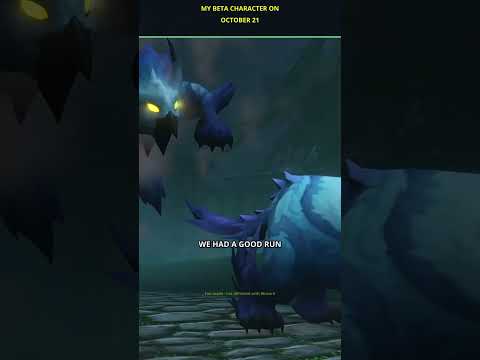 Thumbnail of My beta character on October 21 #WoWForever #Shorts on YouTube
