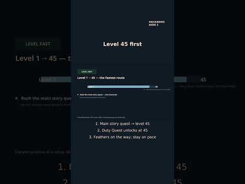 Thumbnail of Level 45 on day 1 in AION 2 on YouTube
