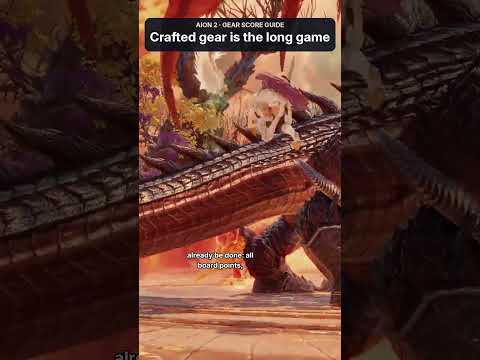 Thumbnail of Why Crafted Gear Is the Endgame in AION 2 on YouTube